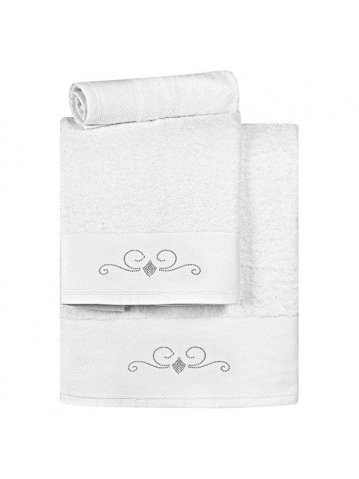 Bath Towel Set in a box (3pcs) - 70X140cm + 50X90cm + 30X5cm